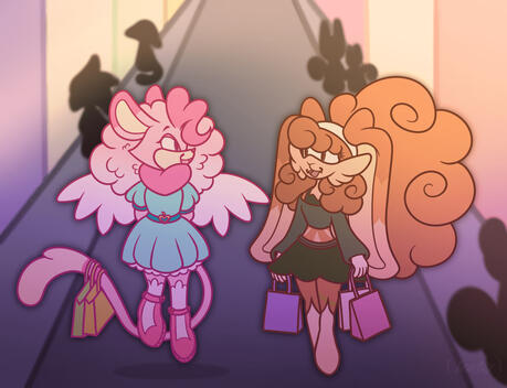 shaded fullbody (couple)